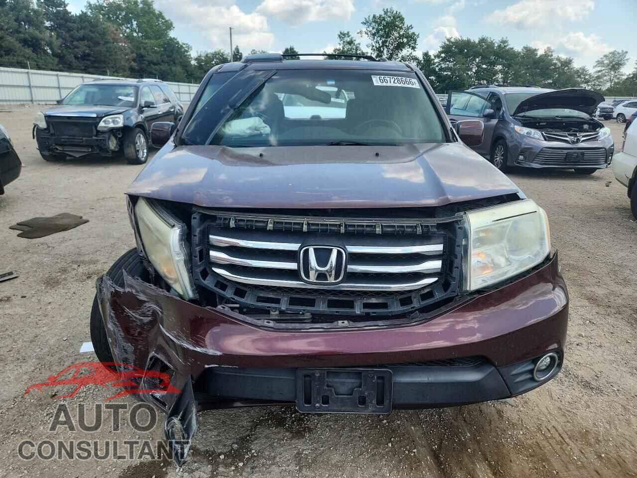 HONDA PILOT 2012 - 5FNYF4H7XCB046919