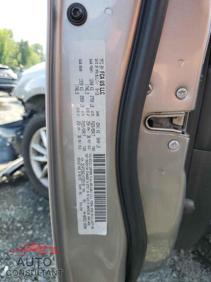DODGE JOURNEY 2017 - 3C4PDDBG1HT525197