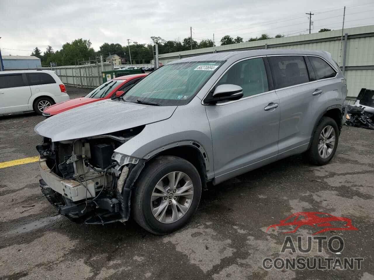 TOYOTA HIGHLANDER 2016 - 5TDZKRFH6GS120783