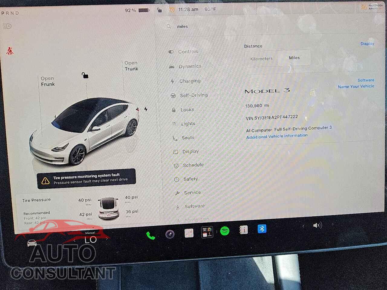 TESLA MODEL 3 2023 - 5YJ3E1EA2PF447222