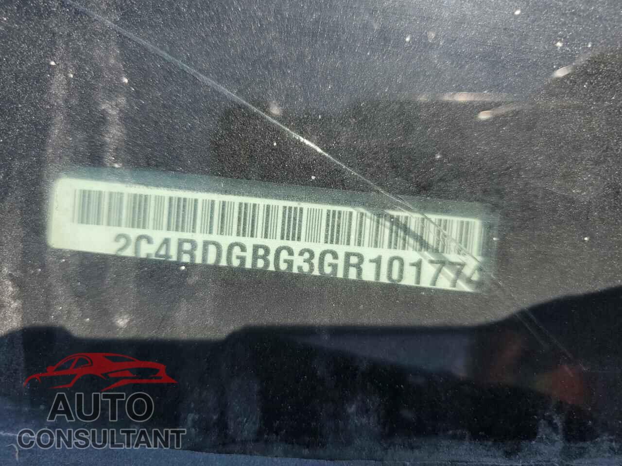 DODGE CARAVAN 2016 - 2C4RDGBG3GR101774