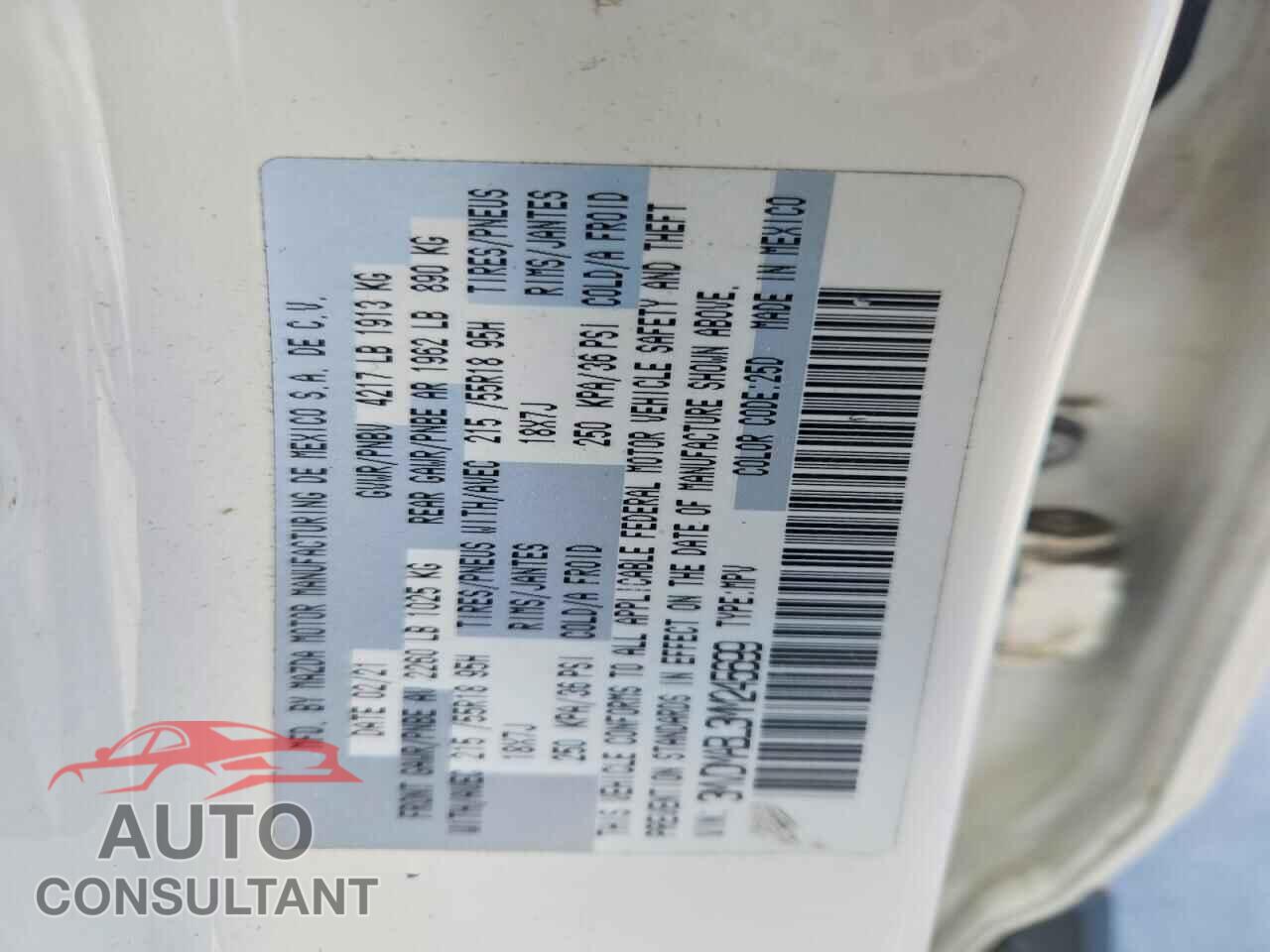 MAZDA CX30 2021 - 3MVDMABL3MM245699