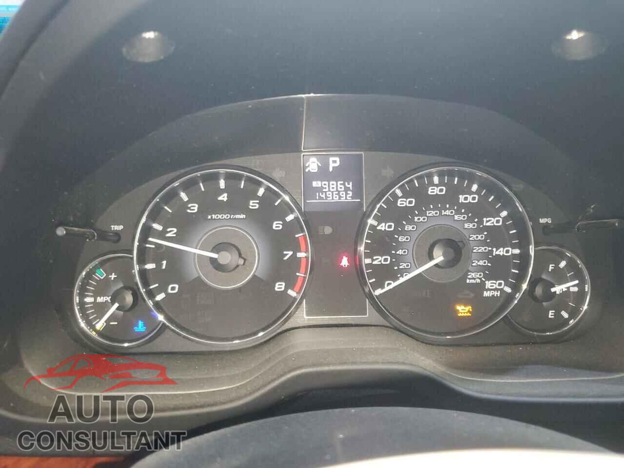 SUBARU LEGACY 2012 - 4S3BMDK65C2009274
