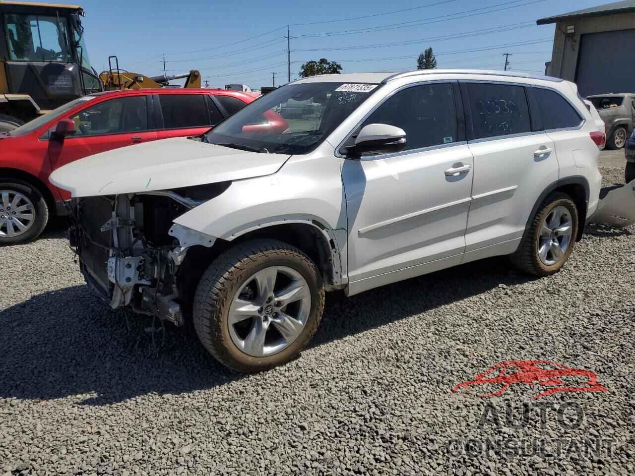 TOYOTA HIGHLANDER 2017 - 5TDDZRFH5HS473555