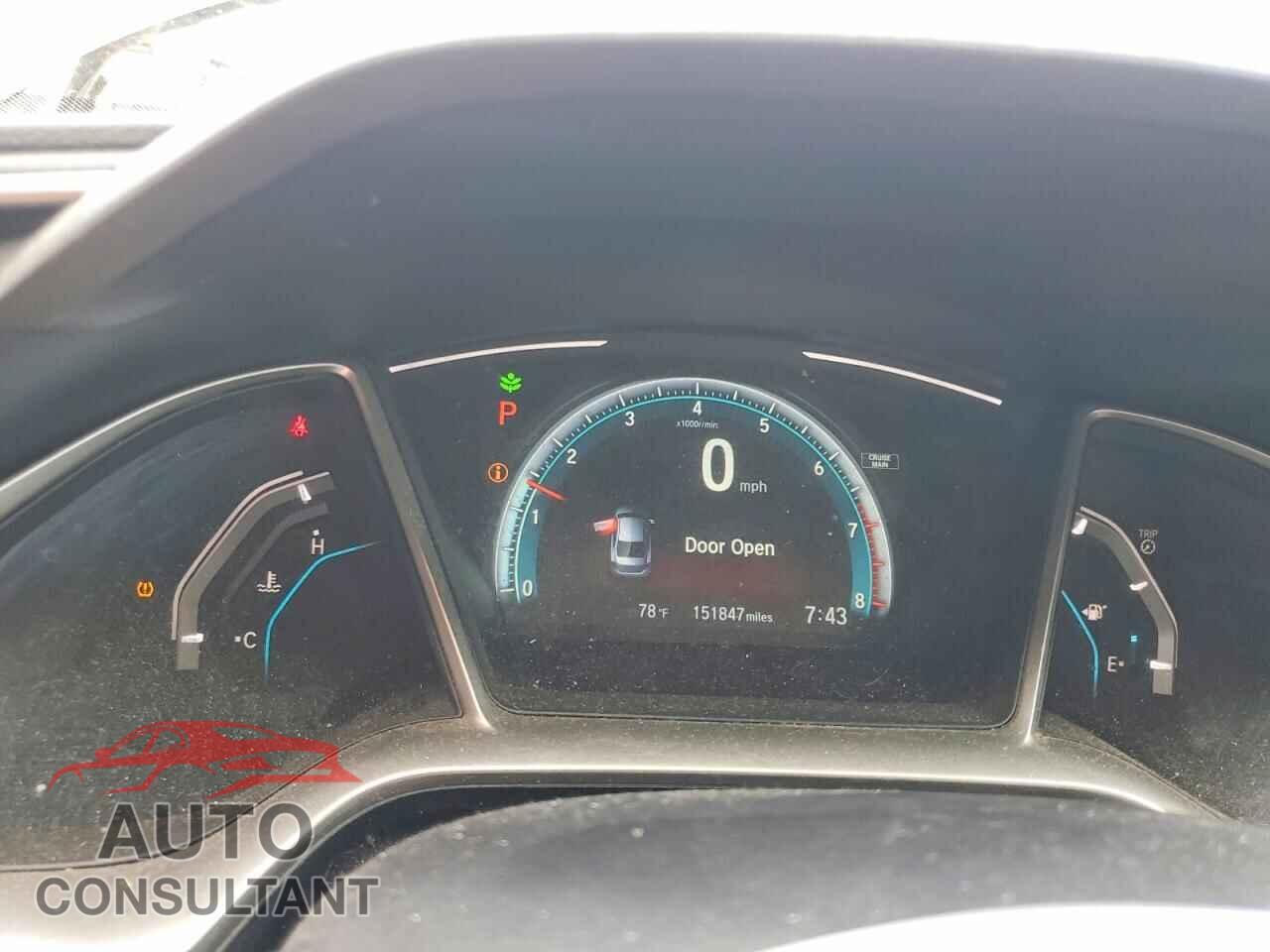 HONDA CIVIC 2017 - 19XFC2F79HE041599