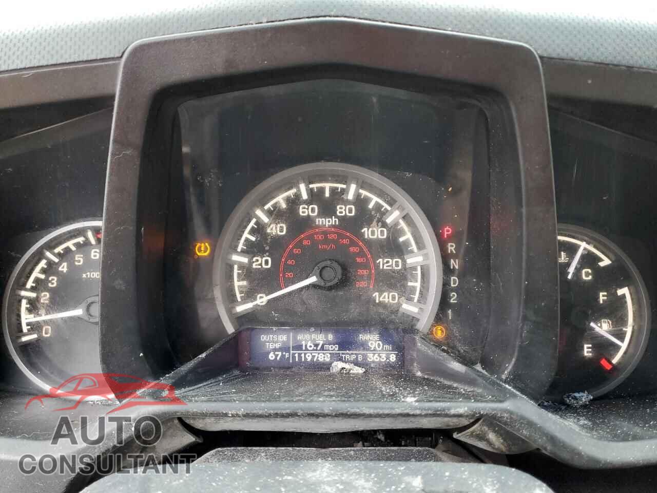 HONDA RIDGELINE 2011 - 5FPYK1F51BB004902