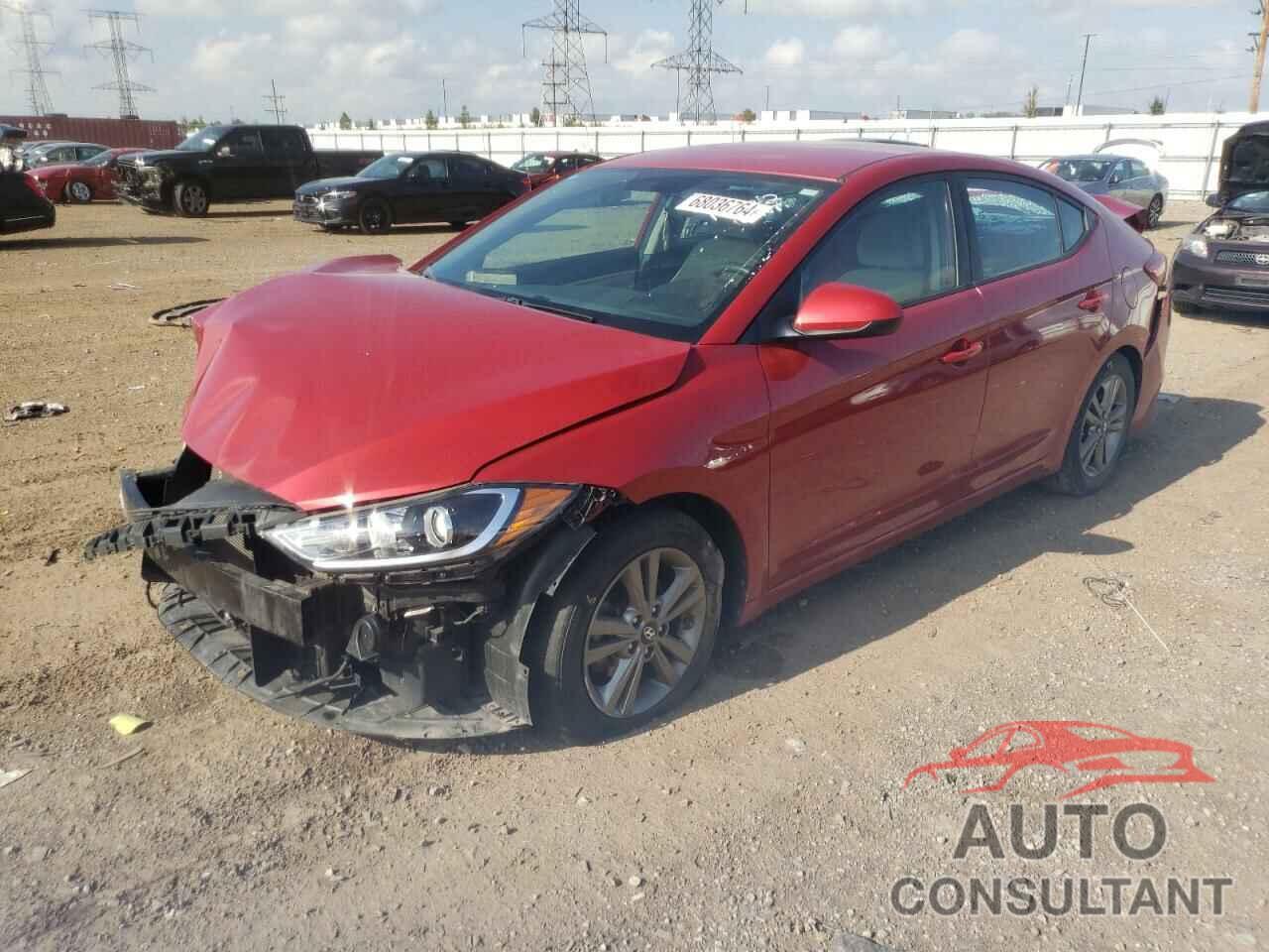 HYUNDAI ELANTRA 2018 - 5NPD84LF0JH239201