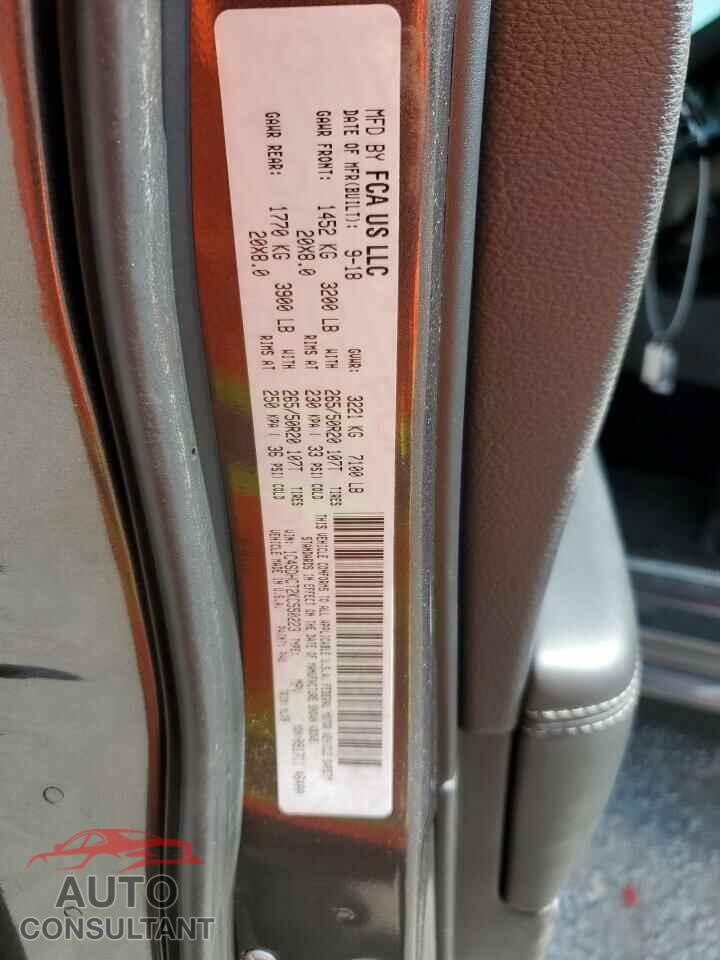 DODGE DURANGO 2019 - 1C4SDHCT2KC550223