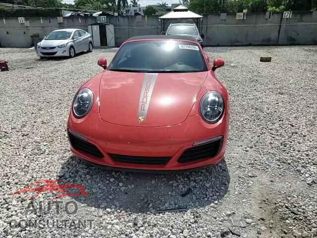 PORSCHE 911 2017 - WP0CA2A97HS142235