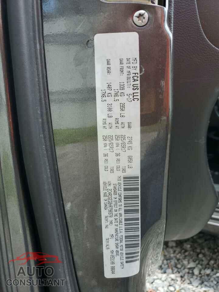 DODGE CARAVAN 2017 - 2C4RDGEG8HR790370