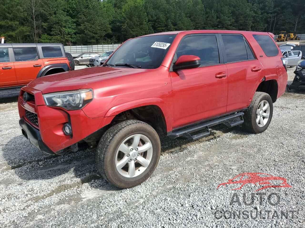 TOYOTA 4RUNNER 2016 - JTEBU5JR2G5310862