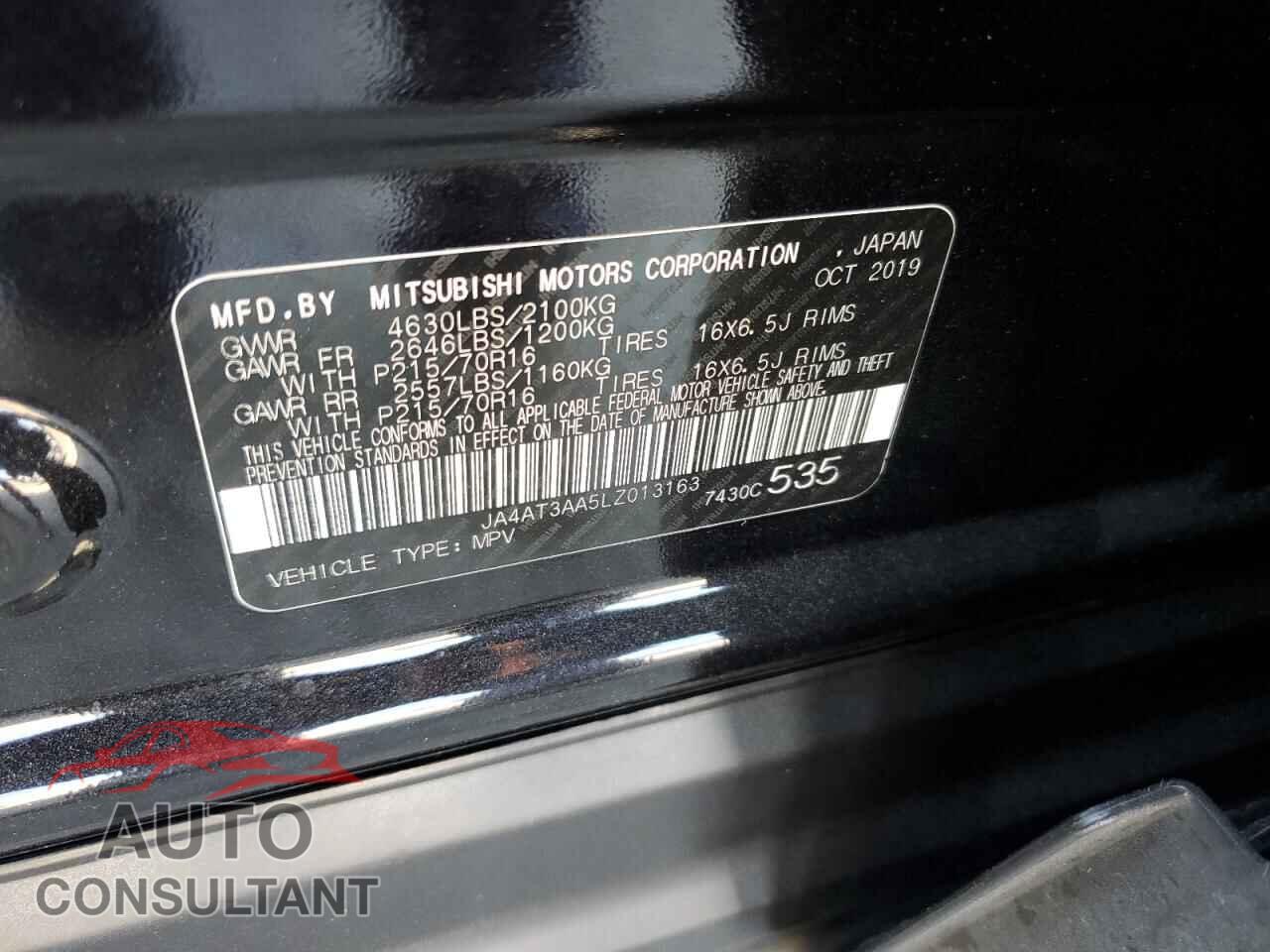 MITSUBISHI ECLIPSE 2020 - JA4AT3AA5LZ013163