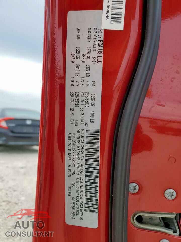 JEEP COMPASS 2017 - 3C4NJCBB1HT691024