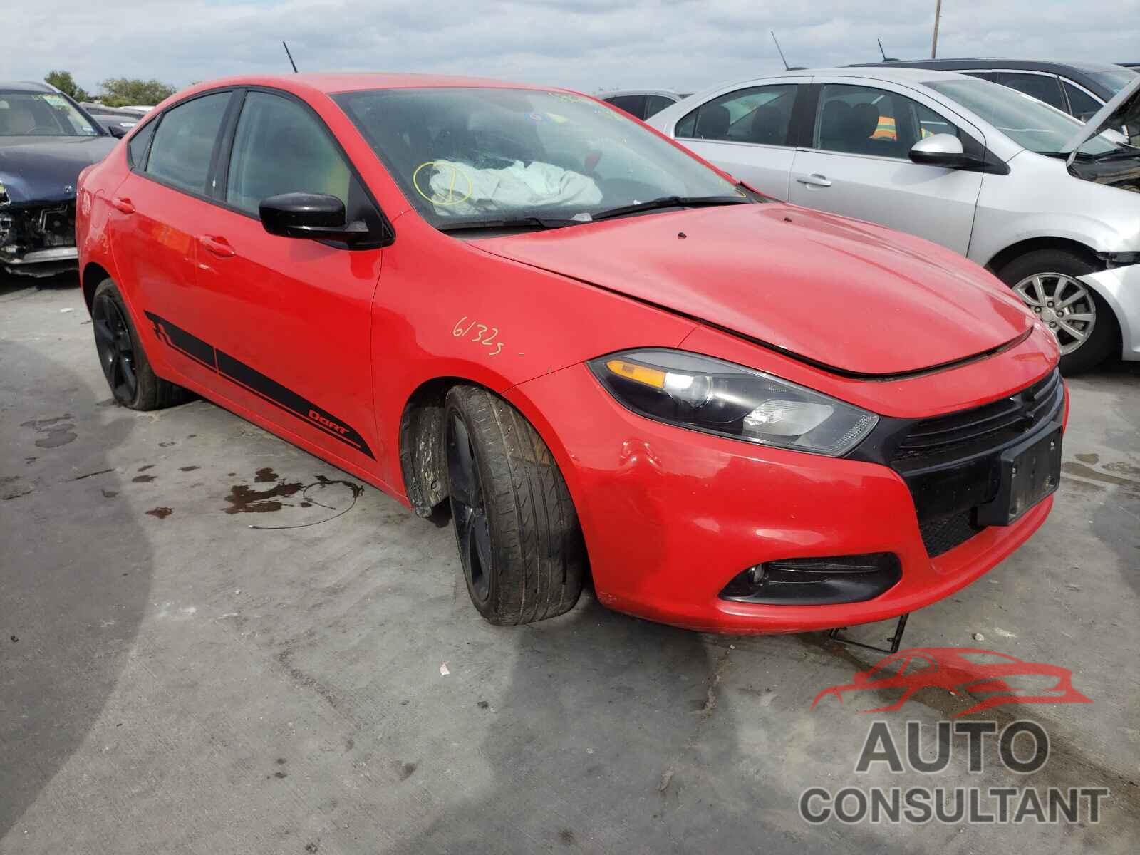 DODGE DART 2016 - 1C3CDFBB5GD624371