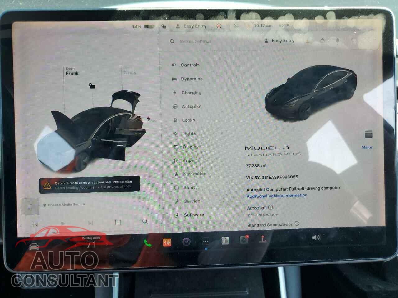 TESLA MODEL 3 2019 - 5YJ3E1EA3KF398055