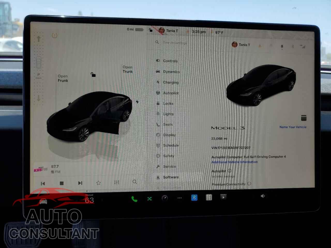 TESLA MODEL 3 2024 - 5YJ3E1EA0RF727207