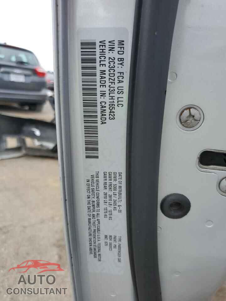DODGE CHALLENGER 2020 - 2C3CDZFJ3LH165423
