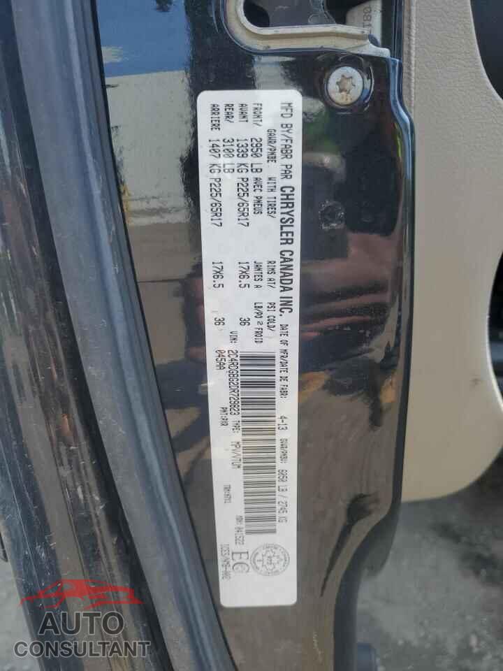 DODGE CARAVAN 2013 - 2C4RDGBG2DR729823