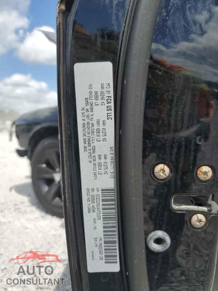 DODGE CHALLENGER 2019 - 2C3CDZAG1KH731878
