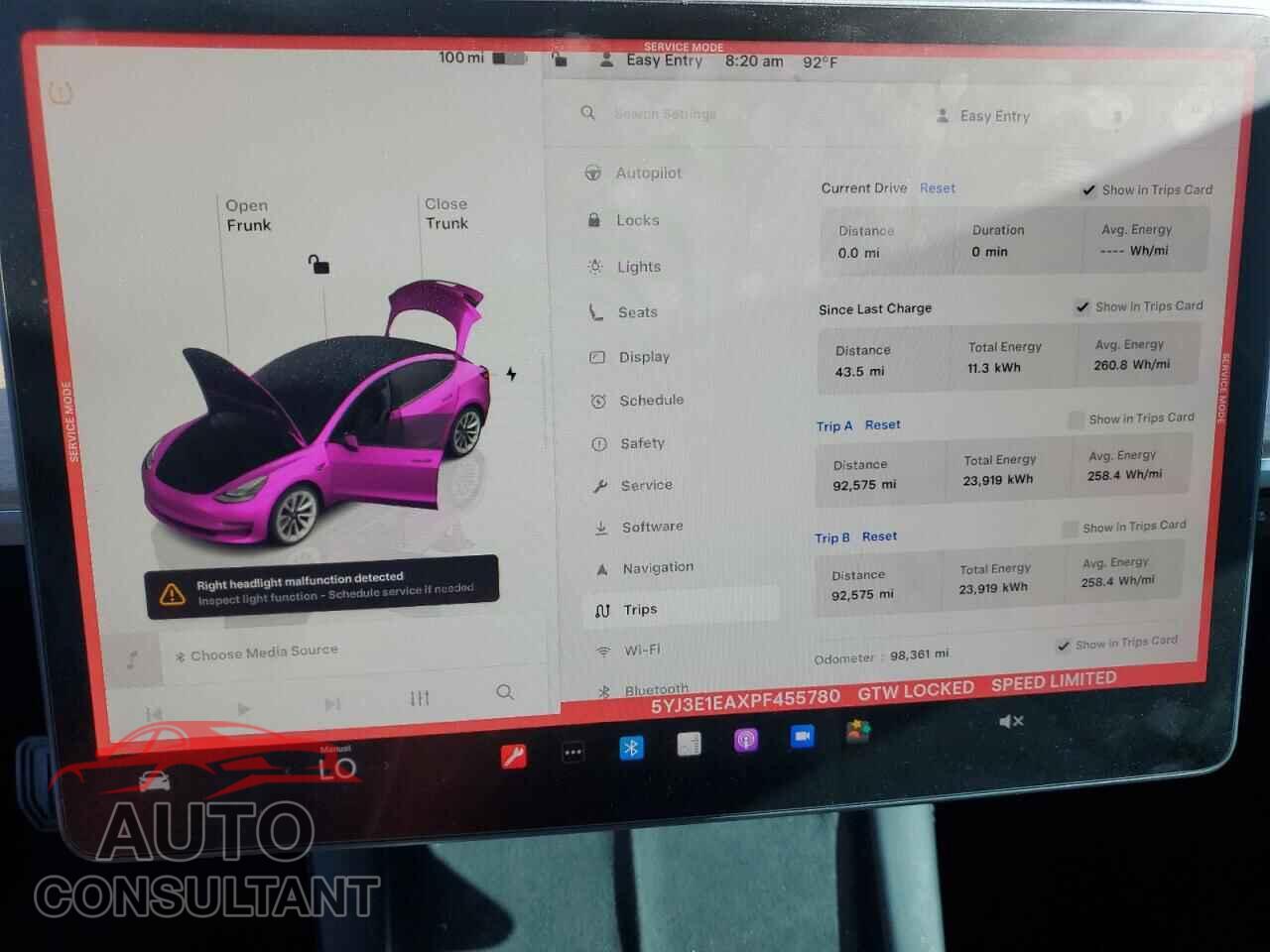 TESLA MODEL 3 2023 - 5YJ3E1EAXPF455780