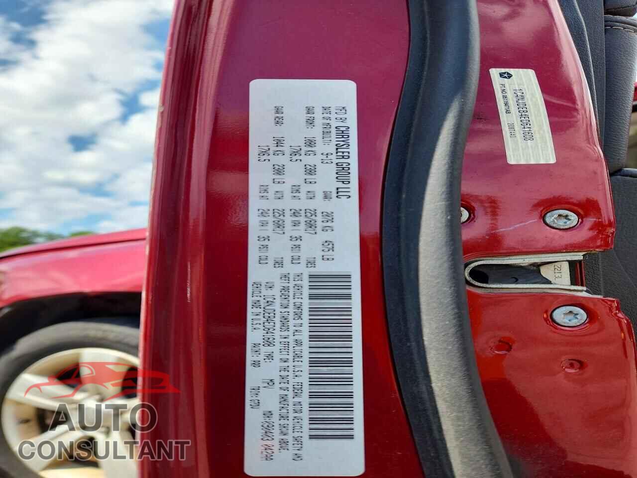 JEEP COMPASS 2014 - 1C4NJDEB4ED641608