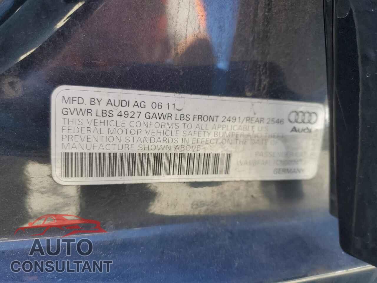AUDI A4 2012 - WAUBFAFL7CN002413