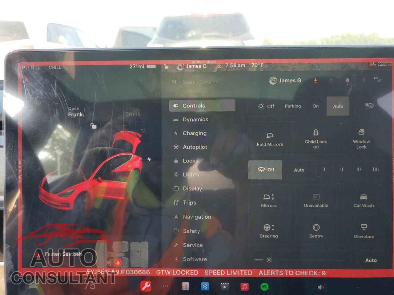 TESLA MODEL 3 2018 - 5YJ3E1EA9JF030686