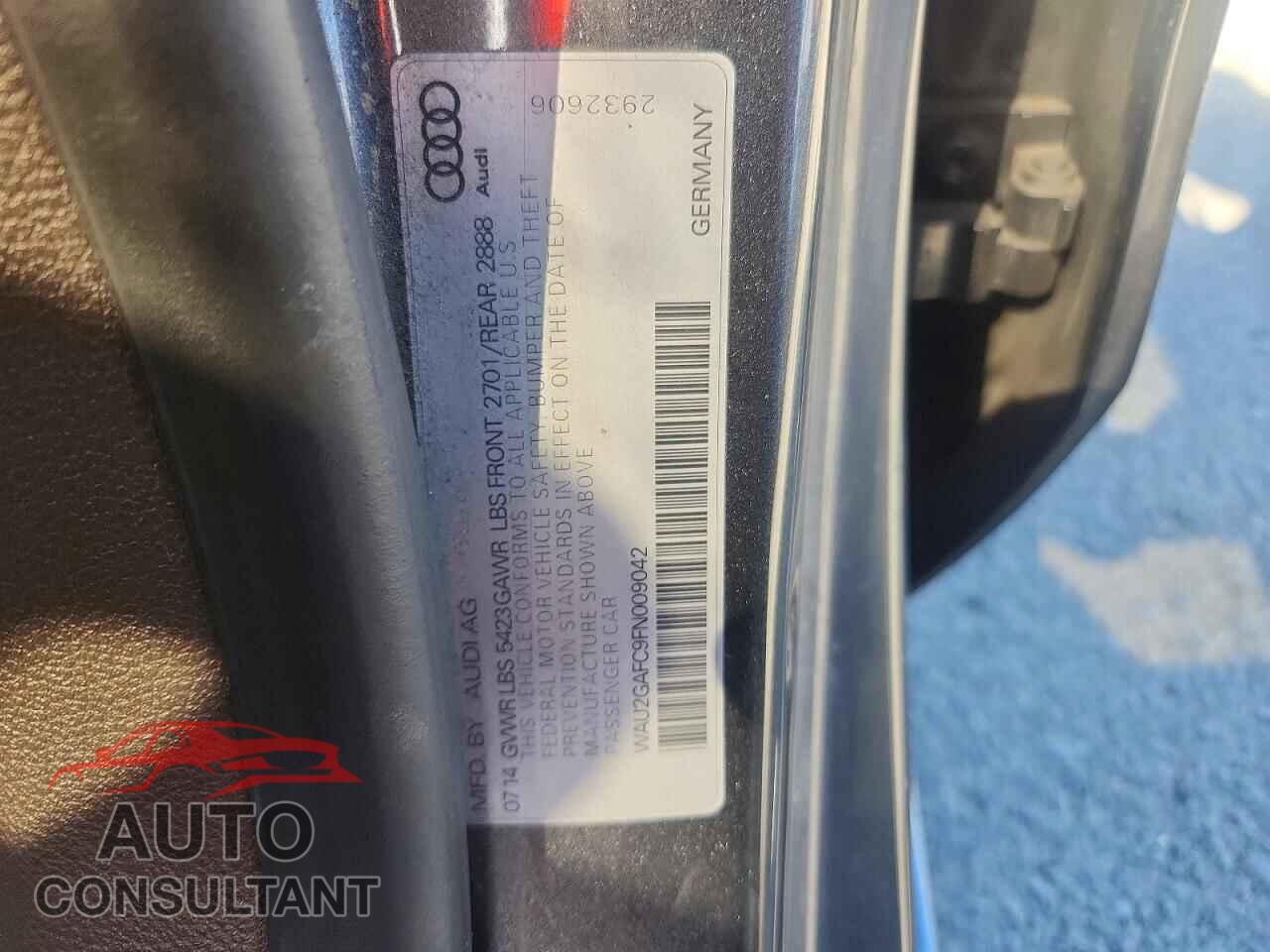 AUDI A7 2015 - WAU2GAFC9FN009042