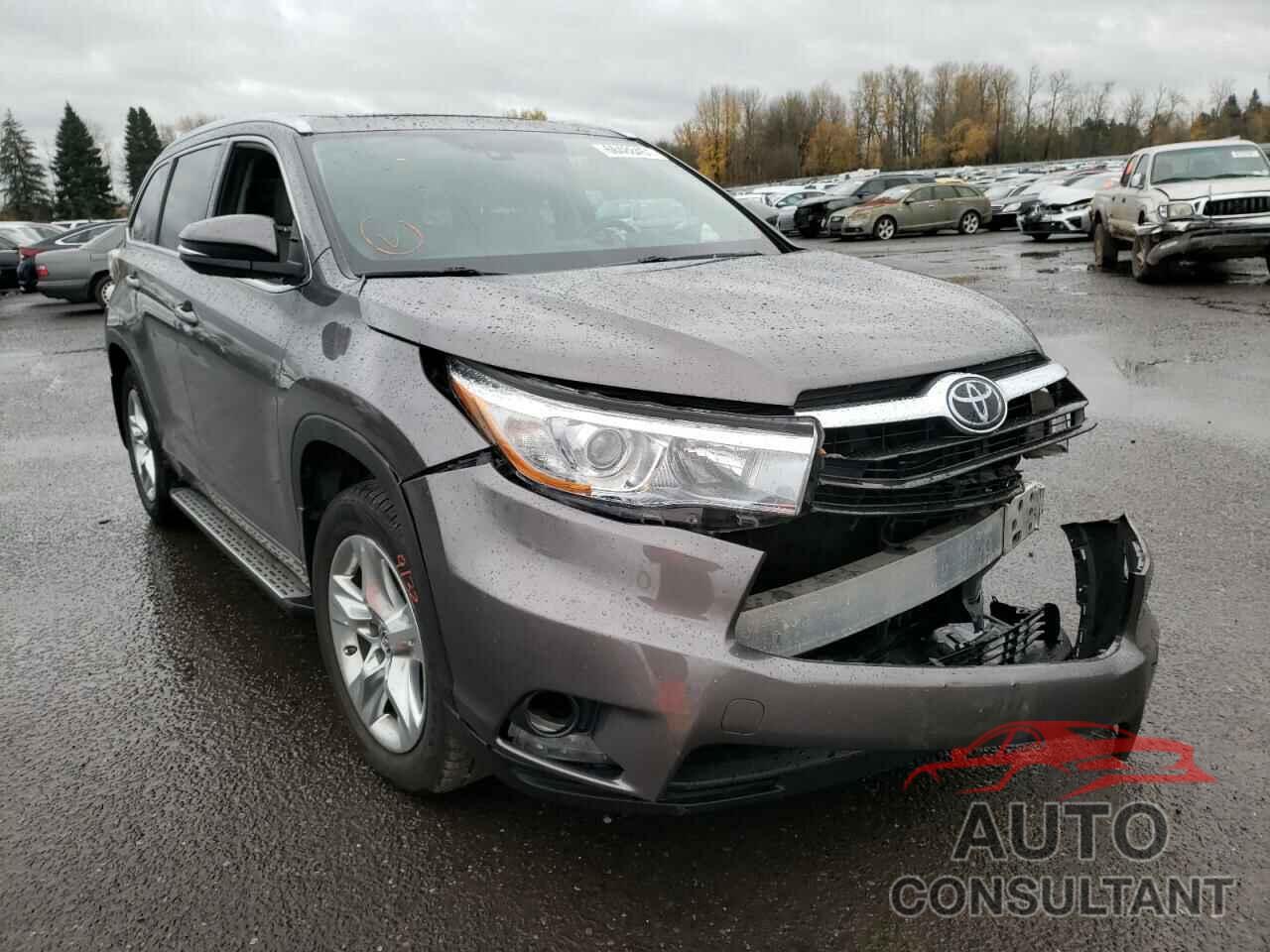 TOYOTA HIGHLANDER 2016 - 5TDDKRFH4GS342099