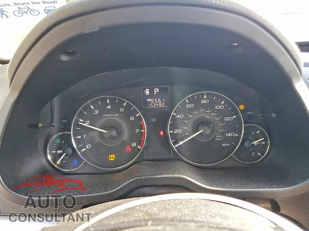 SUBARU OUTBACK 2011 - 4S4BRBCC1B3344692