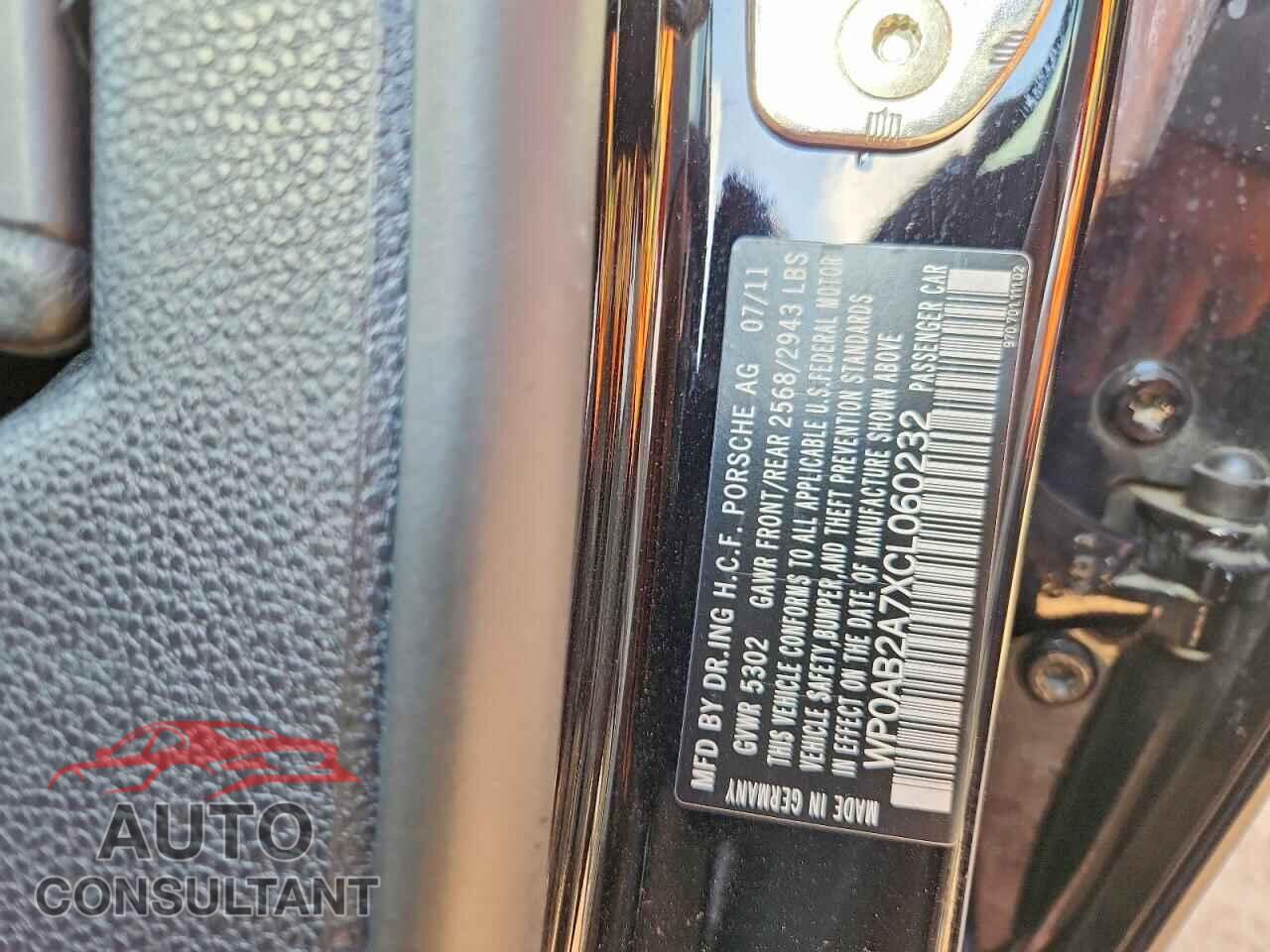 PORSCHE PANAMERA 2012 - WP0AB2A7XCL060232