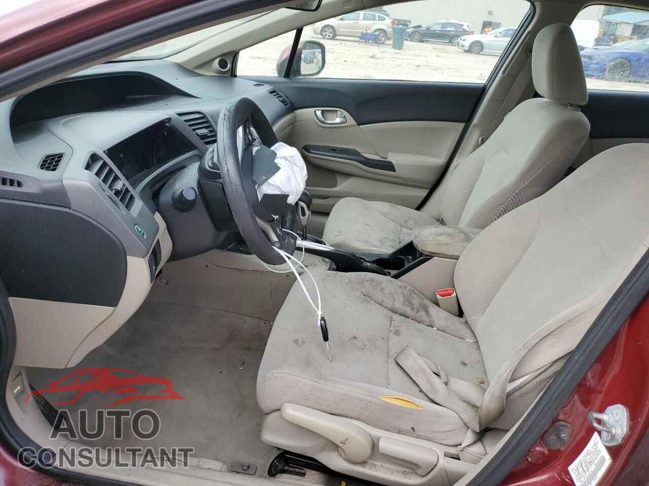 HONDA CIVIC 2012 - 2HGFB2F86CH531962