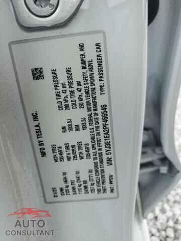 TESLA MODEL 3 2023 - 5YJ3E1EA2PF466546