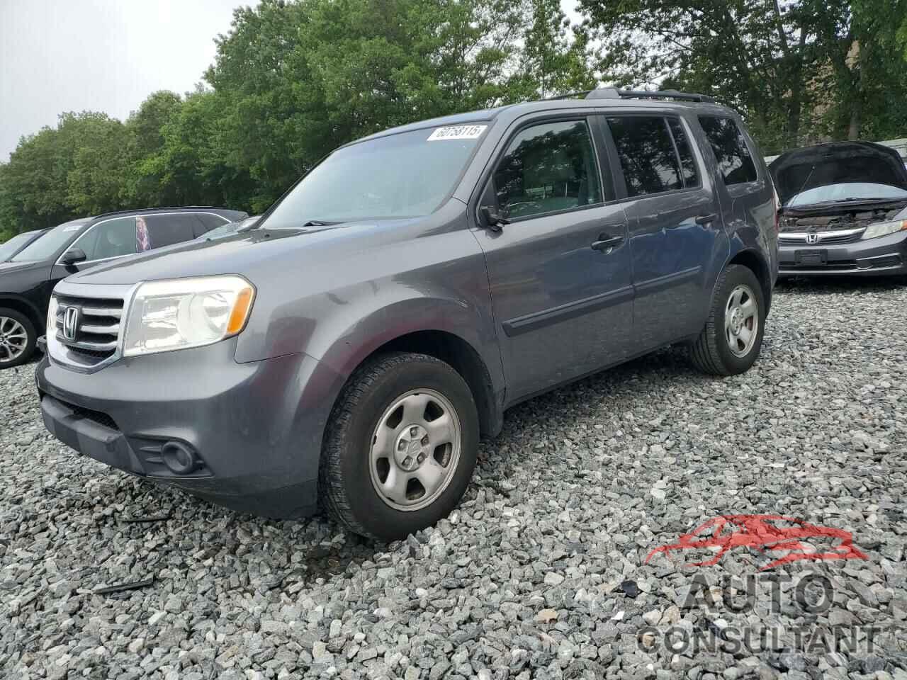 HONDA PILOT 2012 - 5FNYF4H22CB032324
