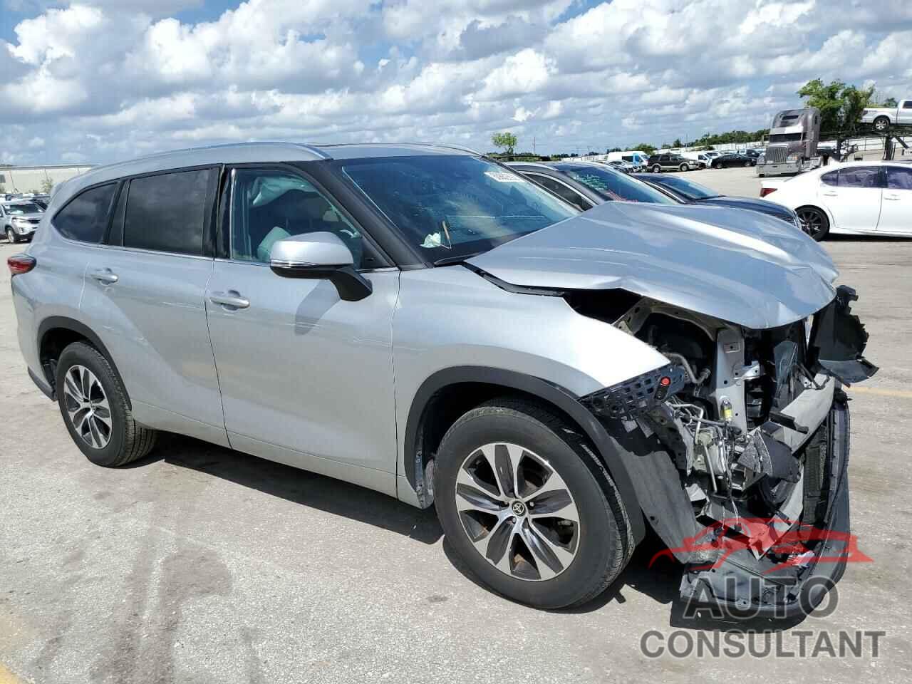 TOYOTA HIGHLANDER 2021 - 5TDGZRAH7MS041385