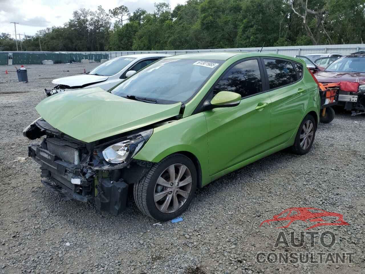 HYUNDAI ACCENT 2013 - KMHCU5AE2DU104217
