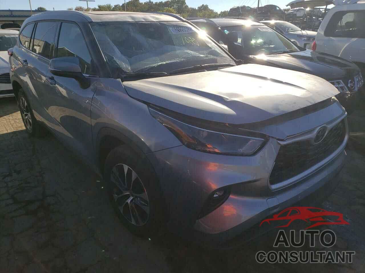 TOYOTA HIGHLANDER 2022 - 5TDGZRAH6NS113436