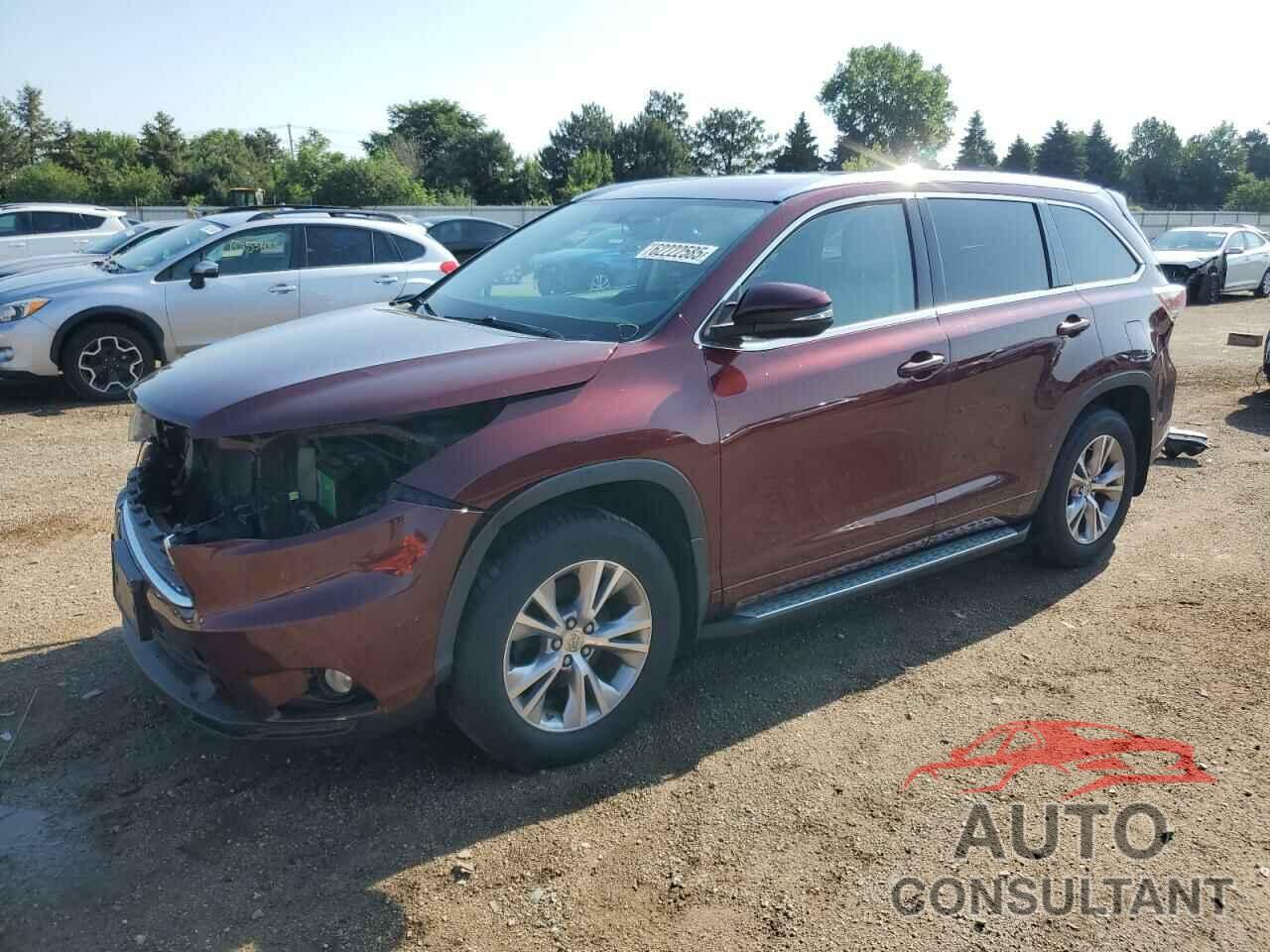TOYOTA HIGHLANDER 2015 - 5TDJKRFH0FS223810