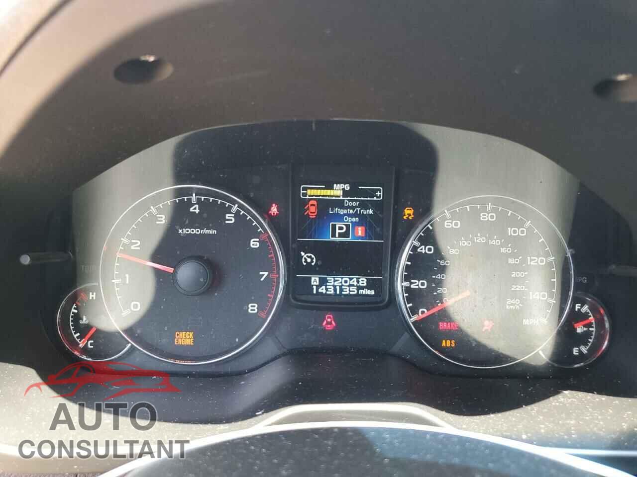 SUBARU OUTBACK 2013 - 4S4BRBLC6D3243053