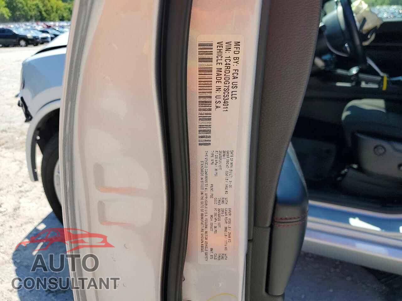 DODGE DURANGO 2025 - 1C4RDJDG7SC534011