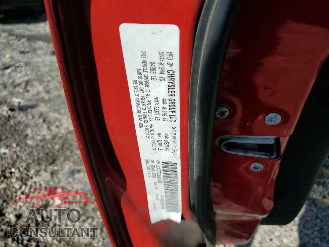 DODGE DART 2014 - 1C3CDFCB3ED824368
