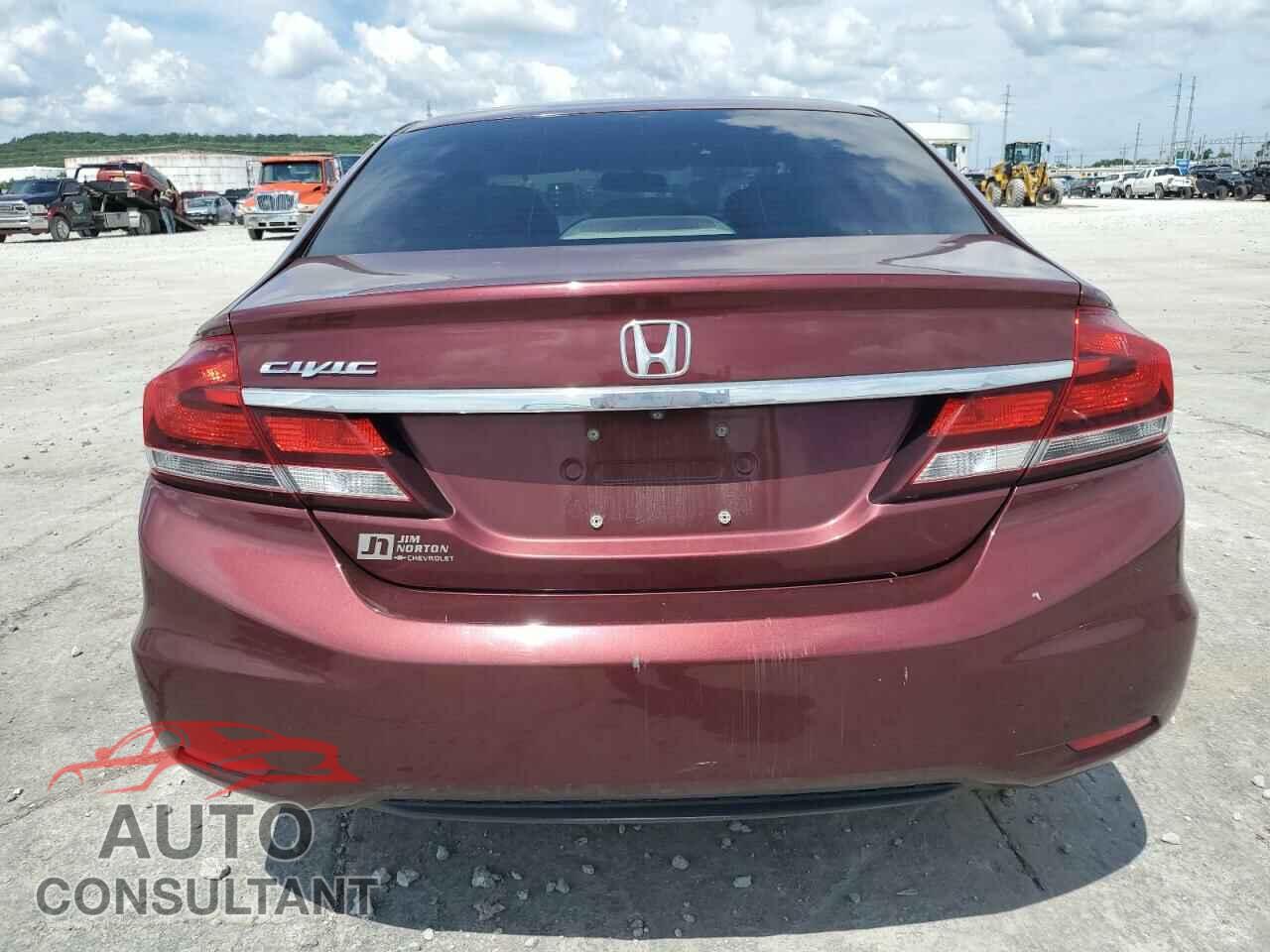 HONDA CIVIC 2013 - 2HGFB2F56DH568405