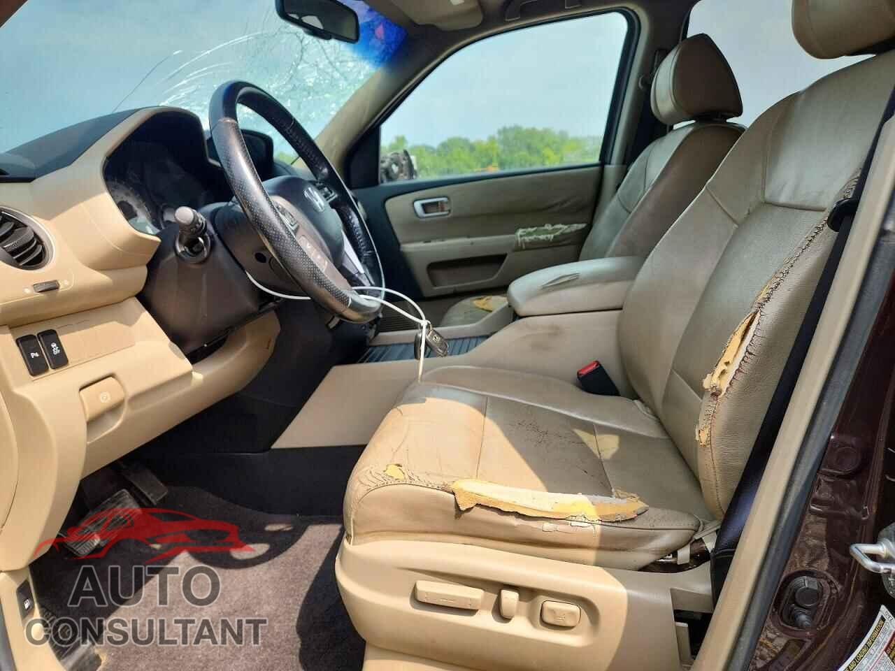 HONDA PILOT 2012 - 5FNYF3H93CB040519