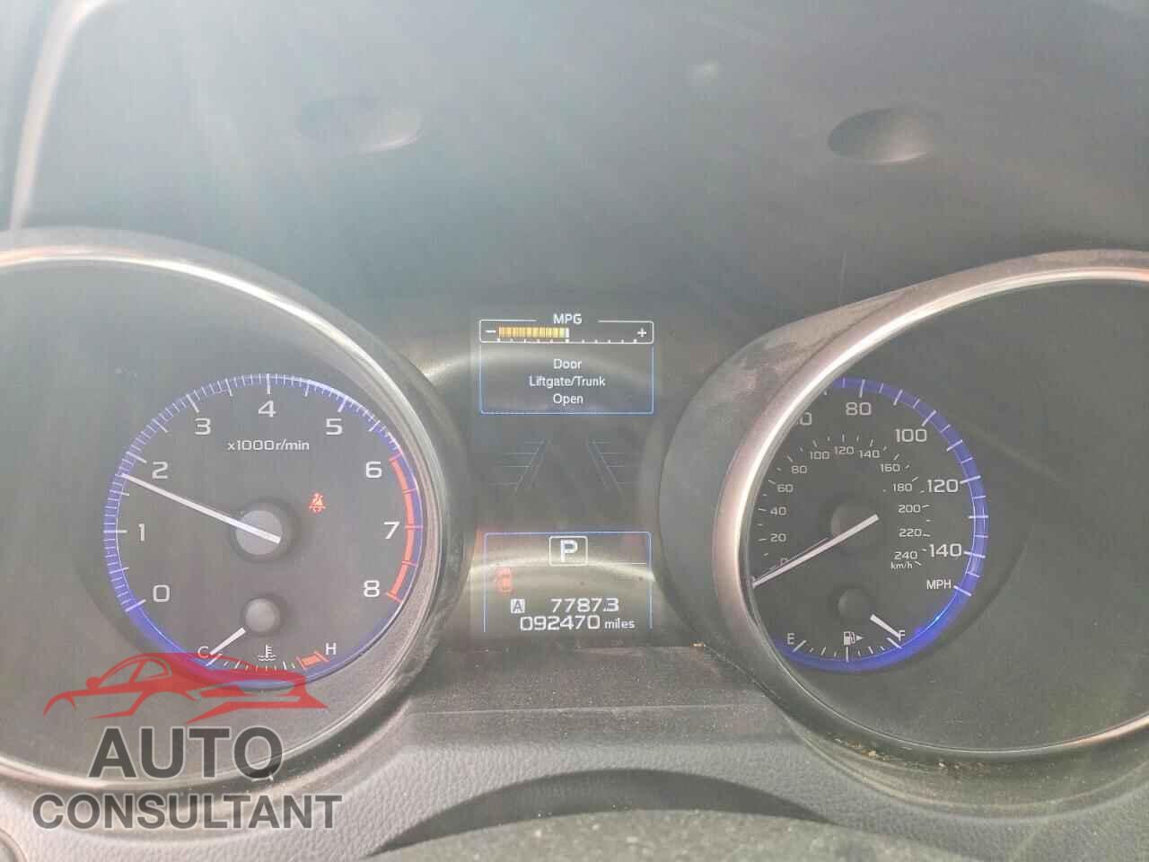 SUBARU OUTBACK 2015 - 4S4BSAFC2F3225209