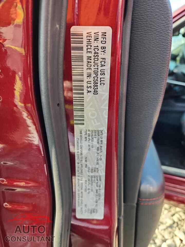 DODGE DURANGO 2023 - 1C4SDJCT0PC588340