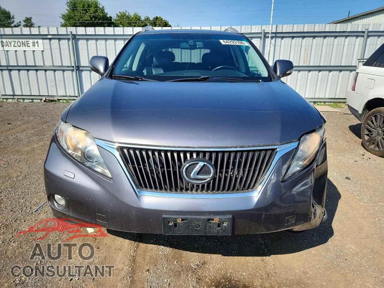 LEXUS RX350 2012 - 2T2BK1BAXCC127679