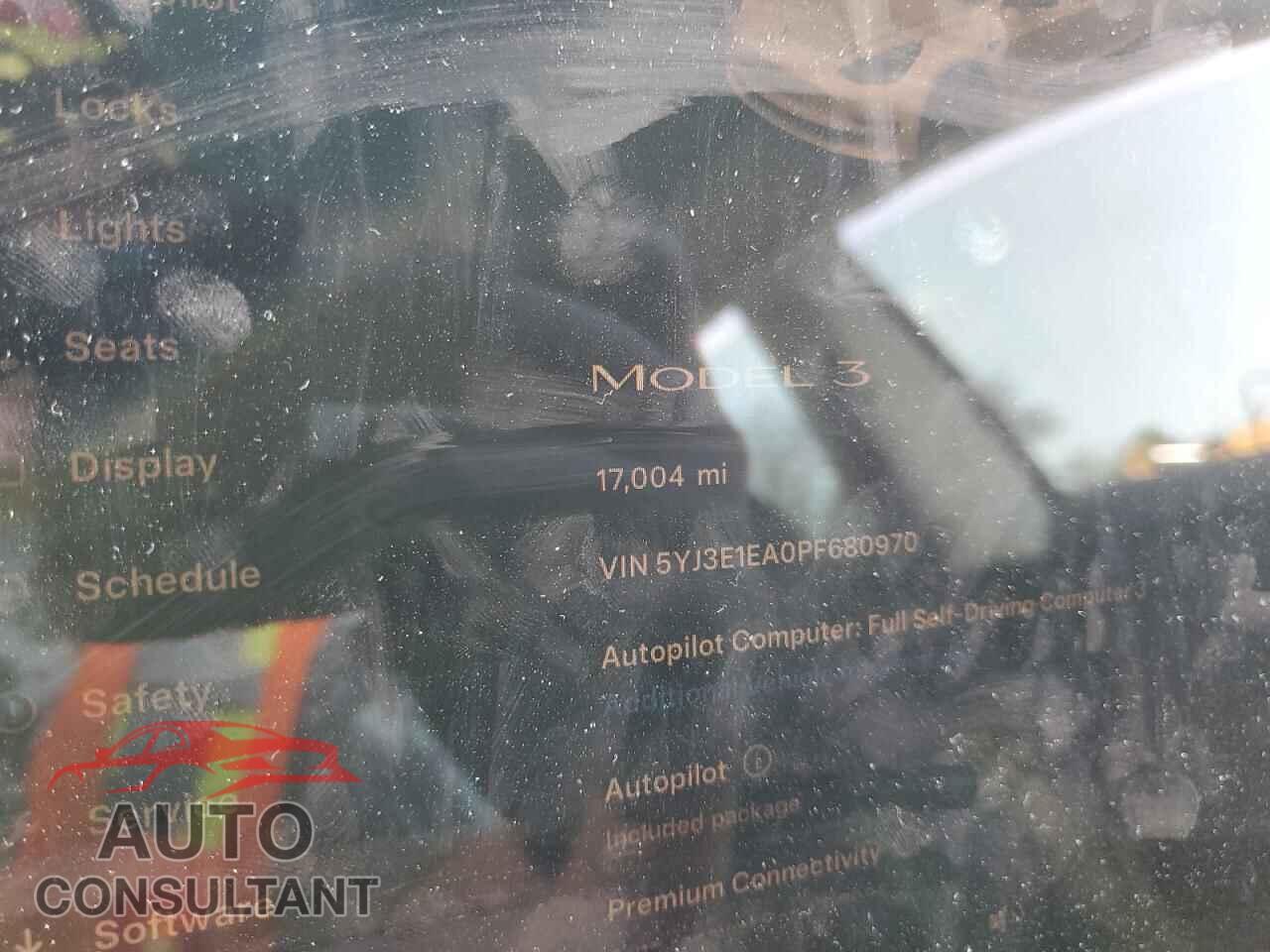 TESLA MODEL 3 2023 - 5YJ3E1EA0PF680970
