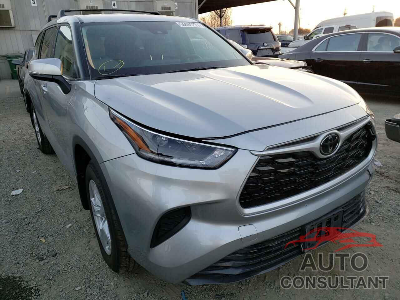TOYOTA HIGHLANDER 2021 - 5TDCZRBH2MS548885