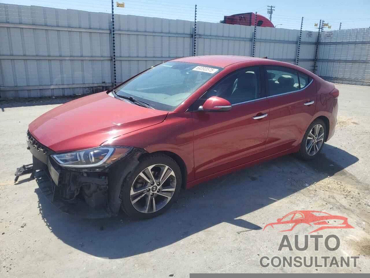 HYUNDAI ELANTRA 2017 - KMHD84LF3HU106914