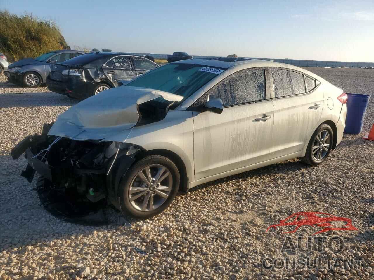 HYUNDAI ELANTRA 2017 - KMHD84LF8HU408800